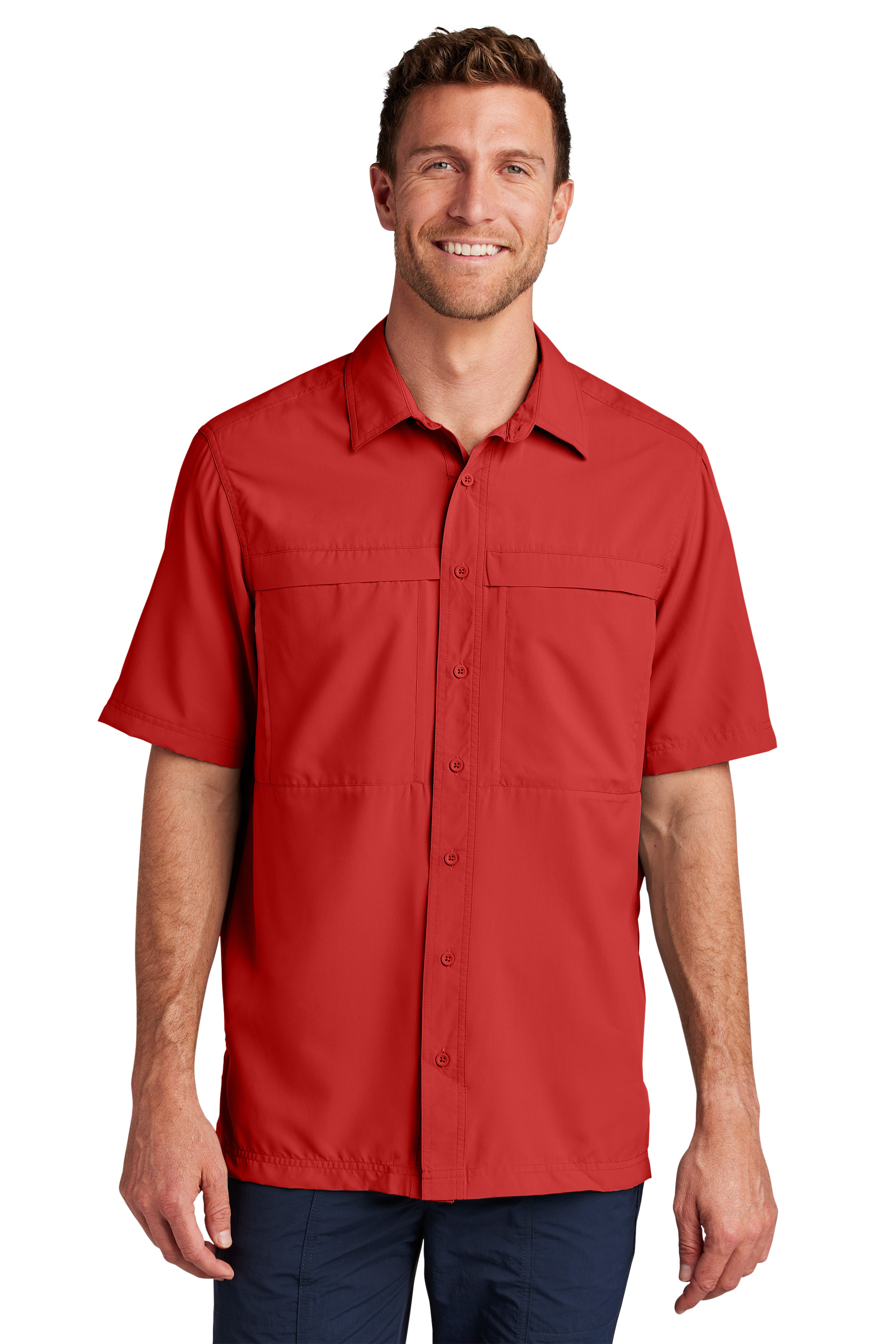 W961 Rich Red Model Front